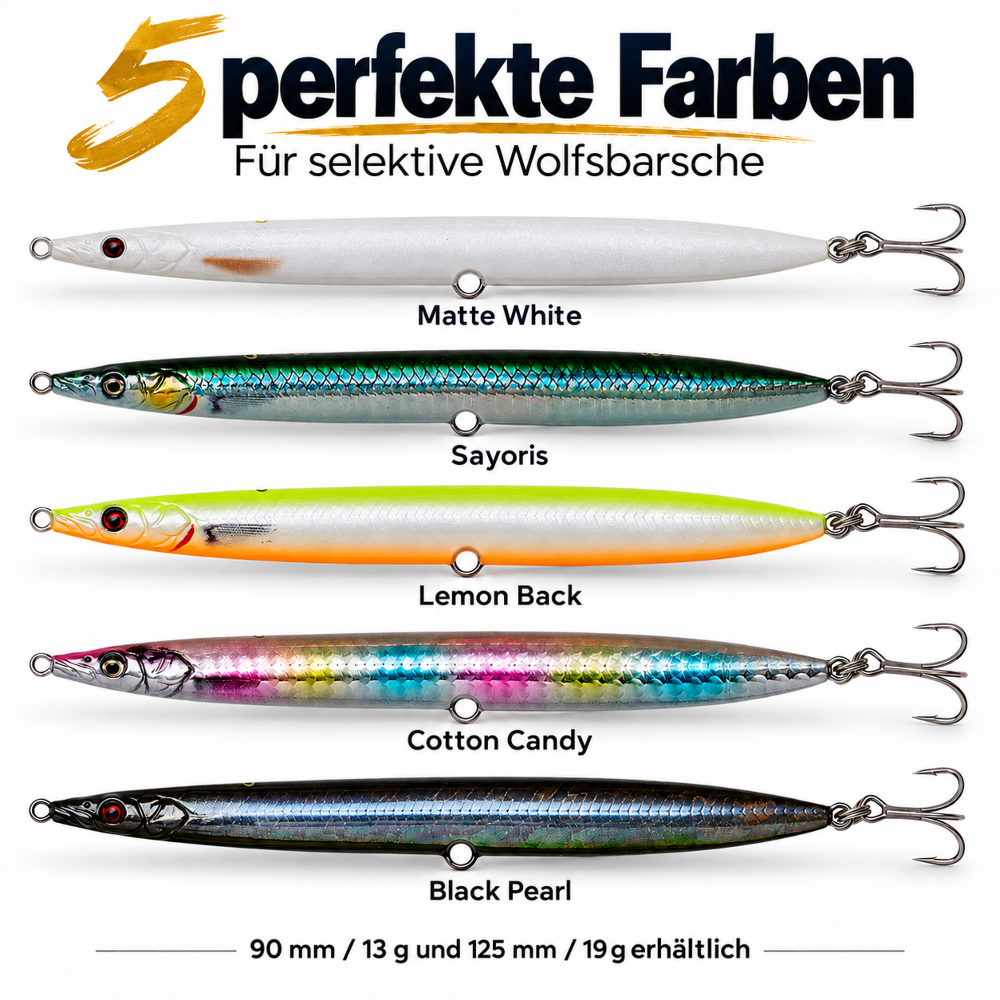 Savage Gear Sandeel Pencil SW 19g - Black Pearl