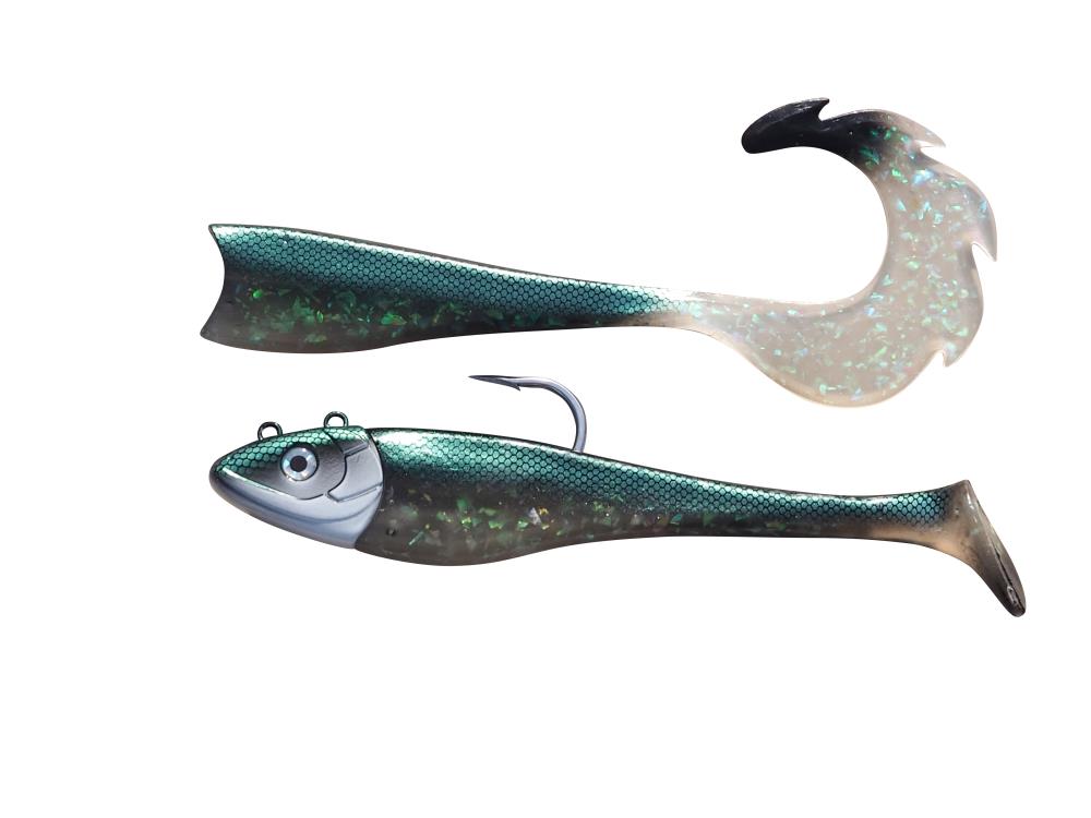 Dieter Eisele Hali Bandit - Gummifisch - Green Flake