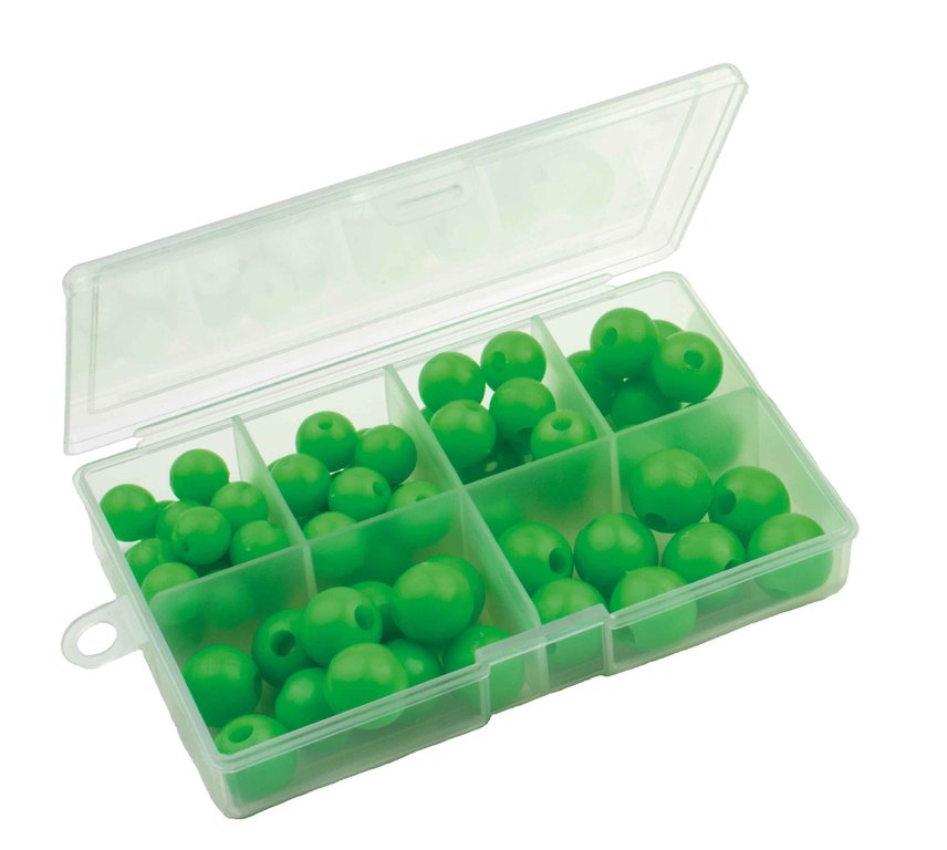 Fluorescent beads assortment round