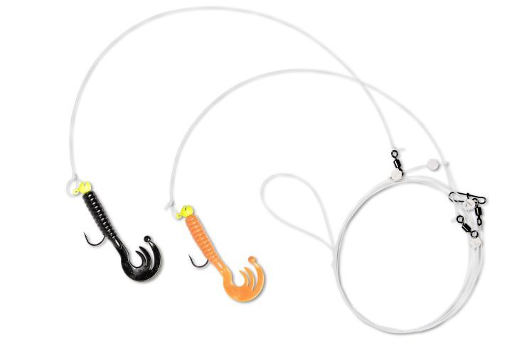 Zebco Trophy Wittling Rig - orange/black - 40/60-Division