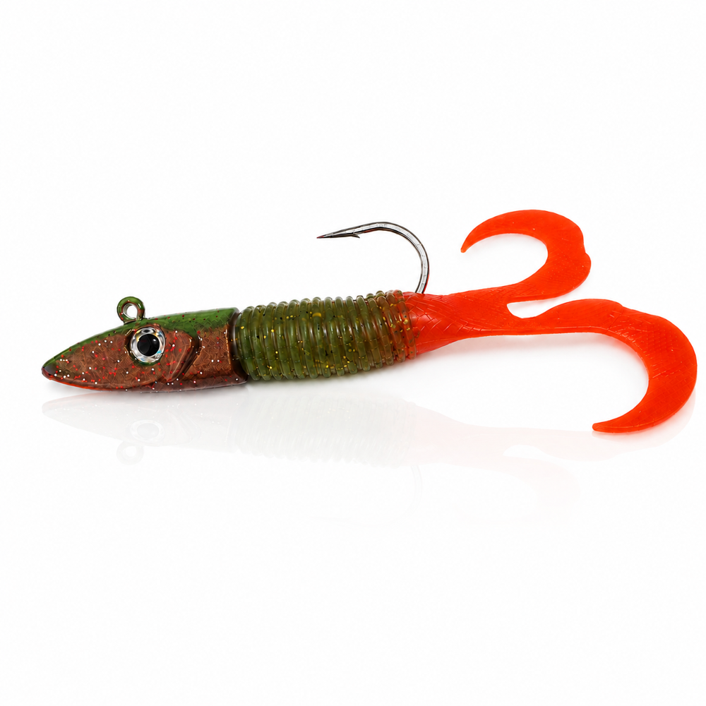 Eisele Sea-Fishing Durchdreher mit Twitcher 110g - motoroil UV/motoroil UV