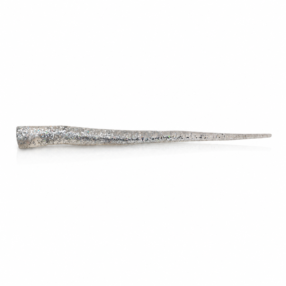 Eisele Sea-Fishing Flexxxi Maus – Softlure-Schwänze im 2er-Blister - 22cm/Ø 20,0mm - silber/glitter