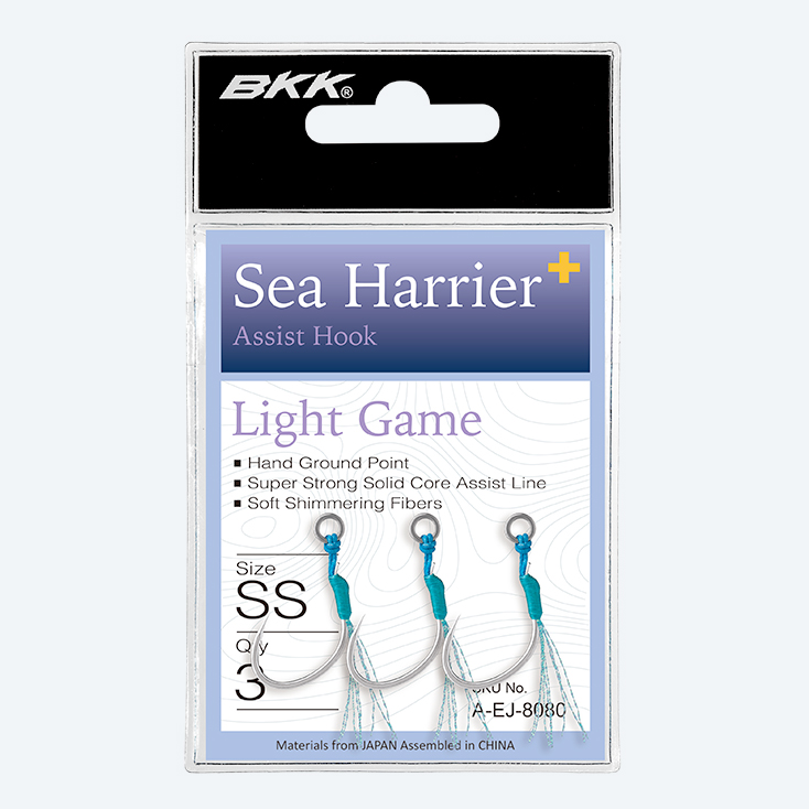 BKK Sea Harrier+ - Light Slow Jigging Single Assist Hooks