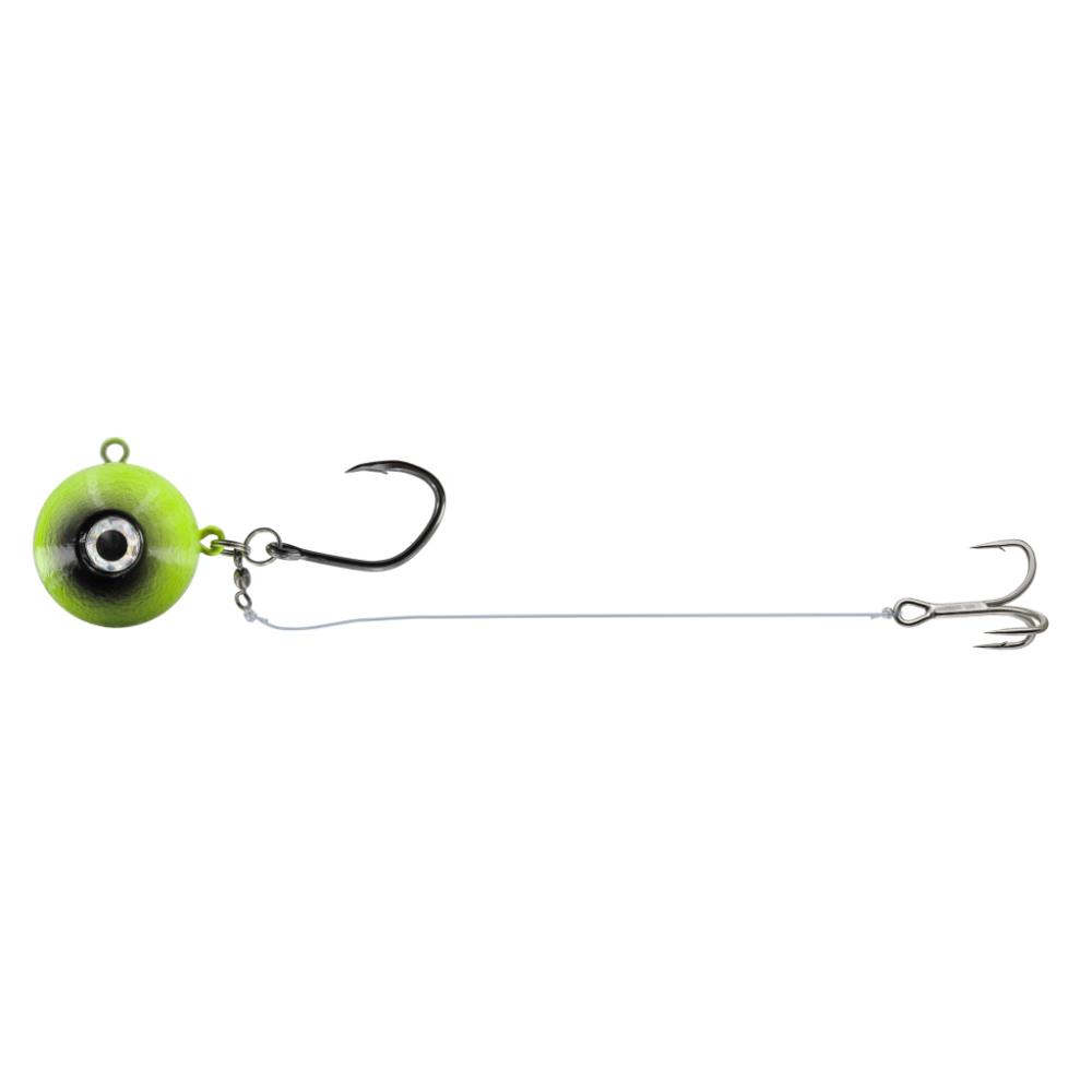DEGA Deadbait Halibut Rig - Baitball 300g - Fluo-Green