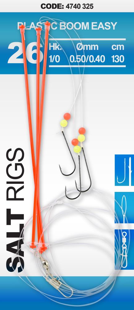 SPRO Salt Rig 26 - PLASTIC BOOM EASY - Hook Size 1