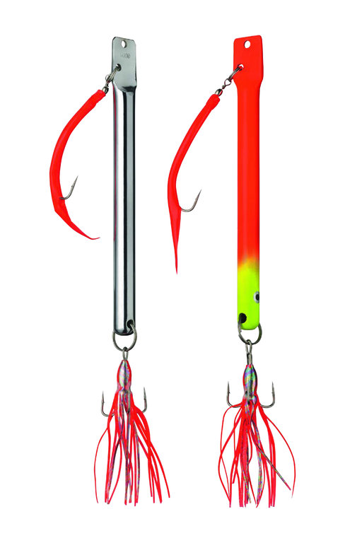 FLADEN SKREI Pilker mit Makkbeihänger bleifrei