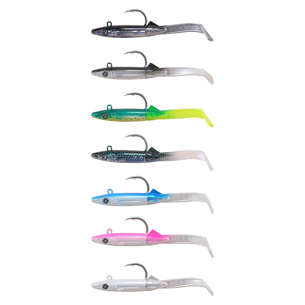 Ragot RAGLOU® HYBRID PELAGIC – 2er Pack (8,5–12 cm) – Long Cast Köder für Thunfisch