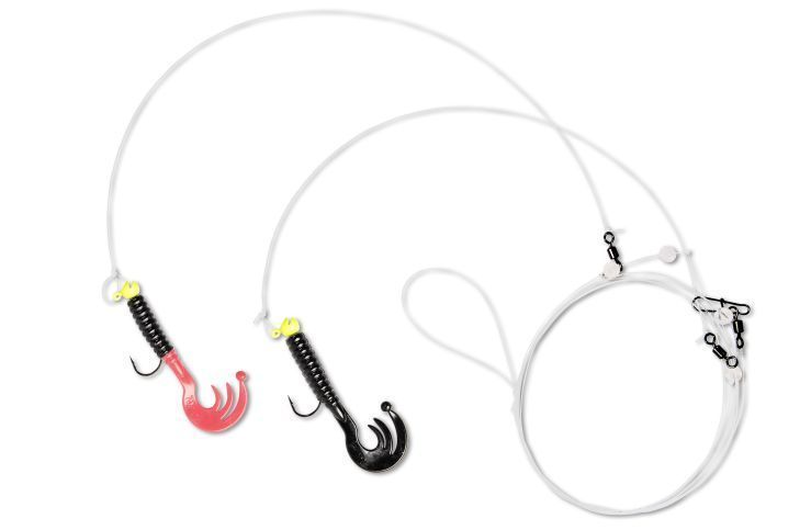 Zebco Trophy Cod Rig - Dorschvorfach-schwarz/schwarz-rot 50/50 - Teilung