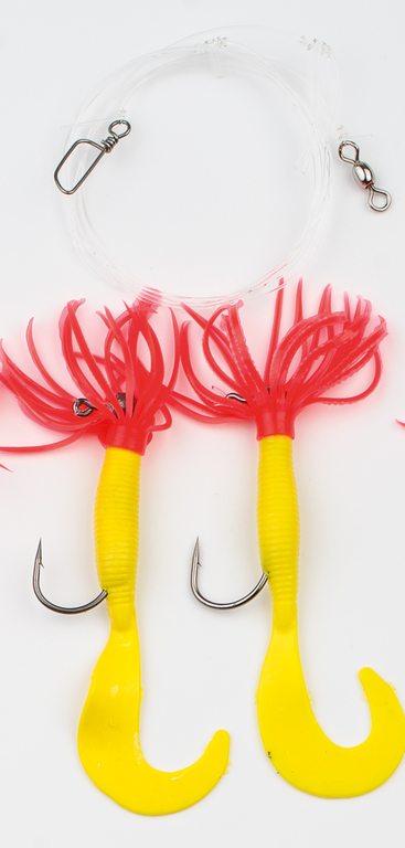 Seabehr Tentakel-Twister Jigsystem gelb-rot