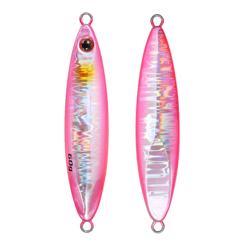 EISELE SEA-FISHING JDM Spinning Jig mit Drilling 40g - Silver/Pink
