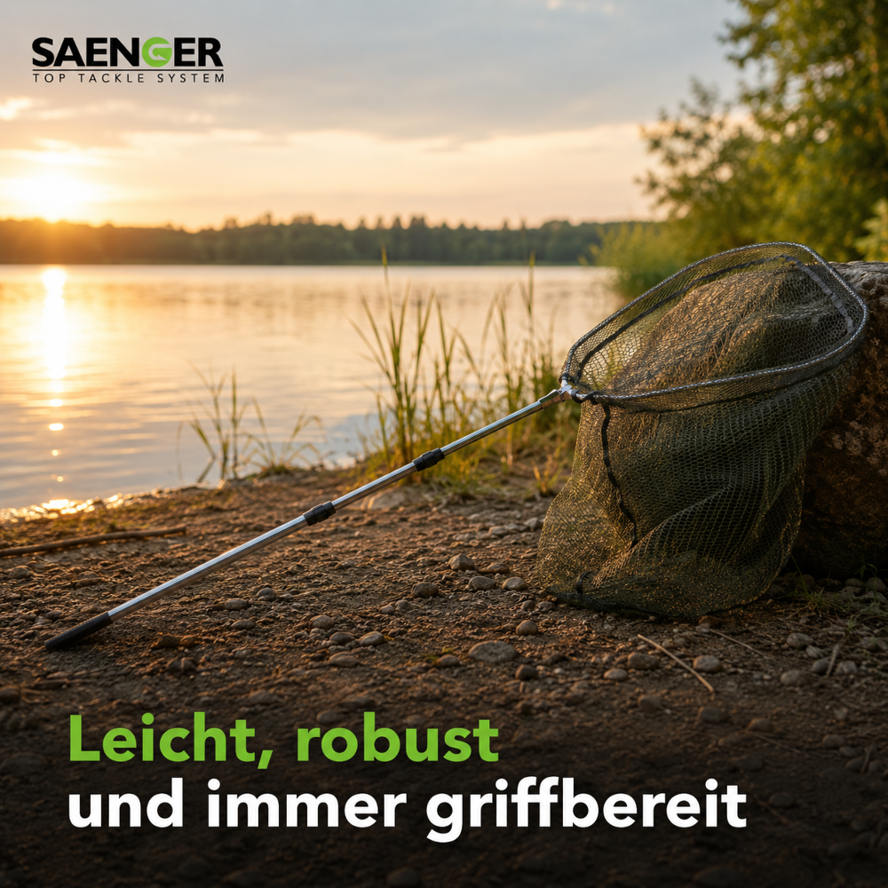 SAENGER Specialist RCX Landing Net 3-Piece - 1,80m