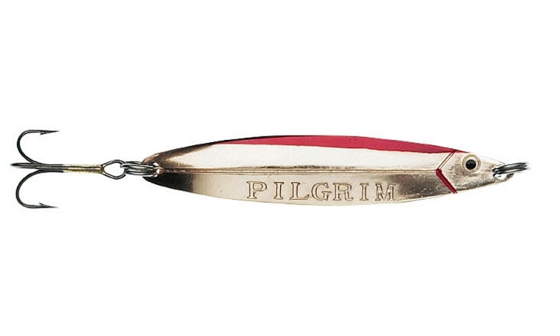 HANSEN PILGRIM Seatrout Spoon 14 - Gold/Red