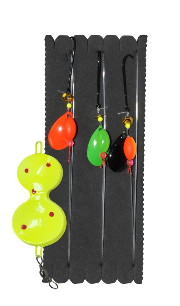 Eisele Sea-Fishing Flounder-Spoon-Vorfach fluo-gelb