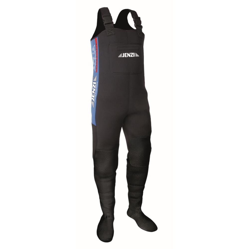 JENZI Neoprene-Wader "fishing" with footies Size 43