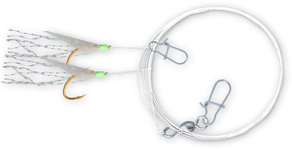 Zebco Holografix Herrings Rig transparent 2 Hooks - Size #10