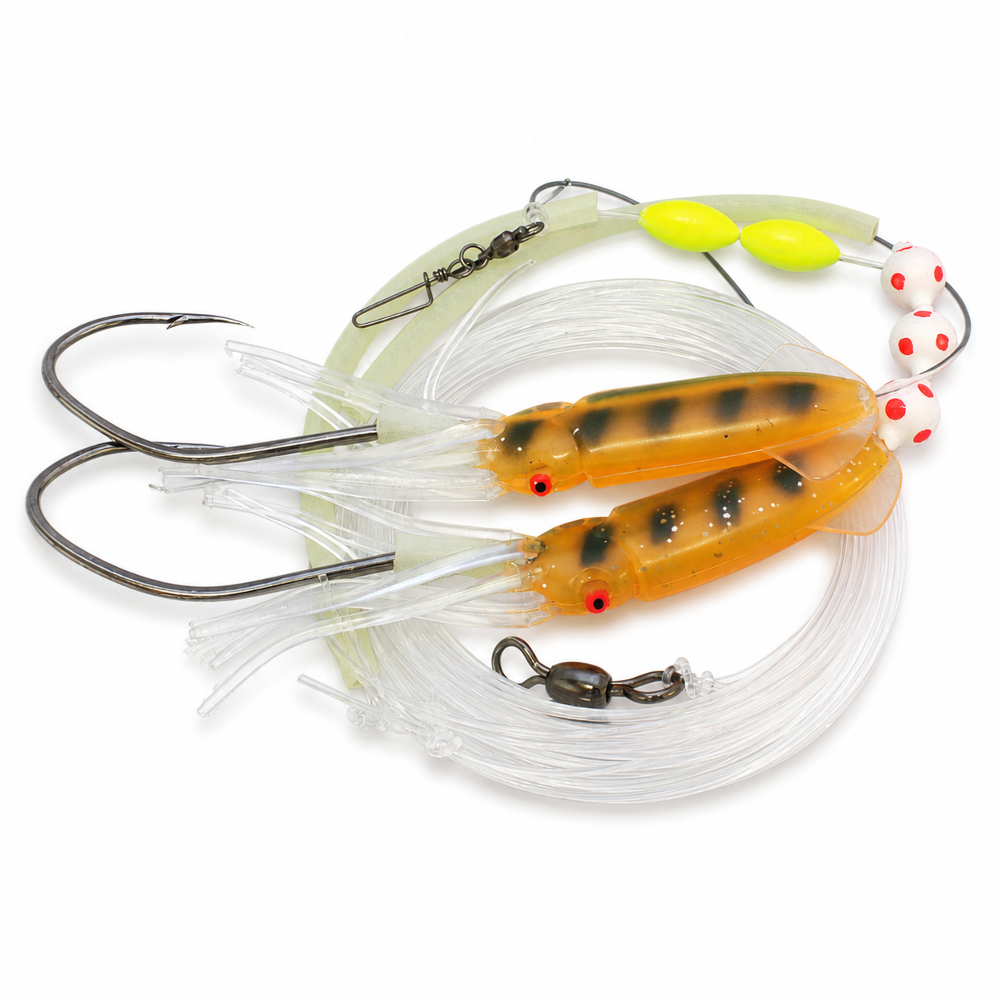 Søvik Natural Bait 002 Twin Squid Rig