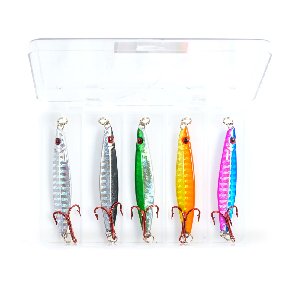 Fladen Mini Pilk reflective - Mini-Pilker 5er Set - 15g