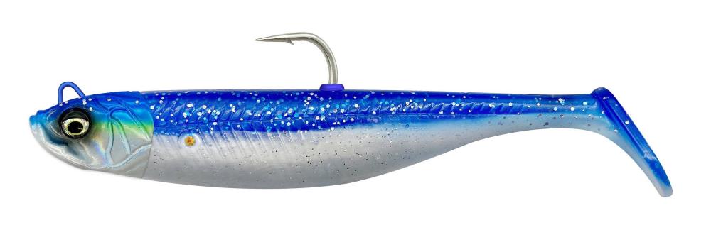 Savage Gear Minnow Soft Lure 2+1 - 20g - Blue Pearl Silver