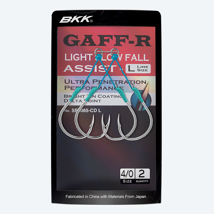 BKK SF GAFF-R Slow Jigging Double Assist Hooks L - Size 1