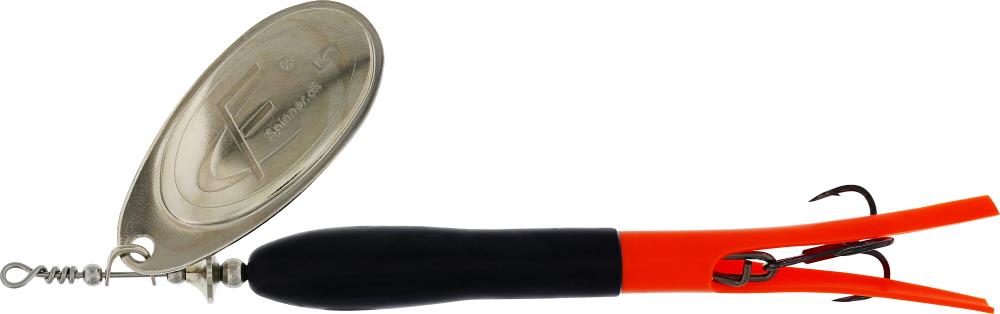 Westin FC Upstream Spinner 20g - Black Orange/Silver Blade