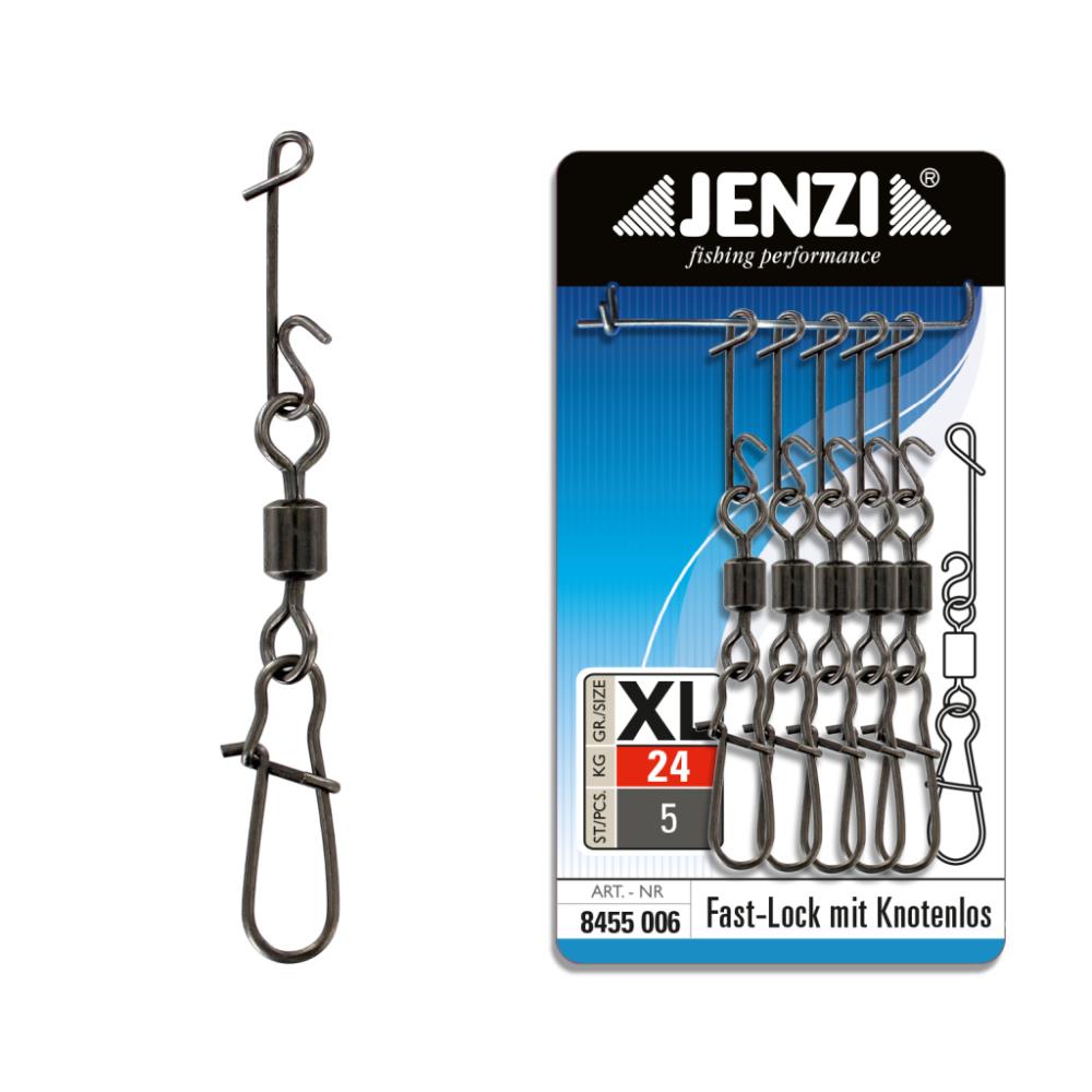 JENZI NO KNOT mit Fast-Lock Karabiner-Wirbel XL - 24kg