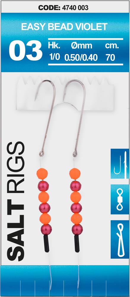 SPRO Salt Rig 3 - Easy Bead Violet - Size 1