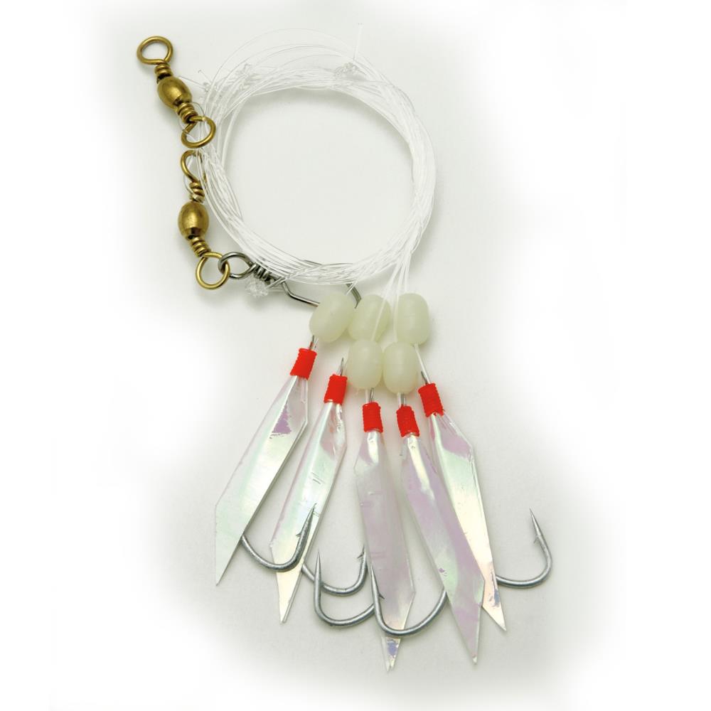 Behr Norwegen-System 8/0 mit 5 Haken und Fliegen