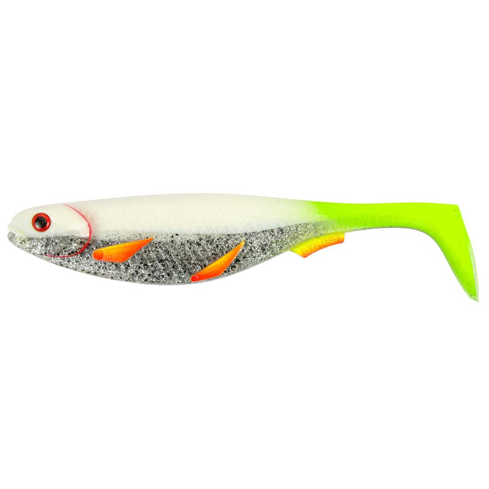 STROFT Predator Gummifische P-22 - 22cm - Silver Fire Fin
