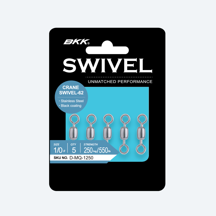 BKK Crane Swivel-62 (Stainless Steel, Black) - Wirbel