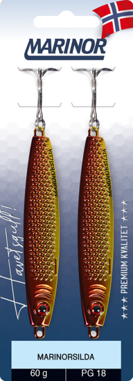 Marinor Marinorsilda - Pilker 2-Pack 25g - Gold/Red