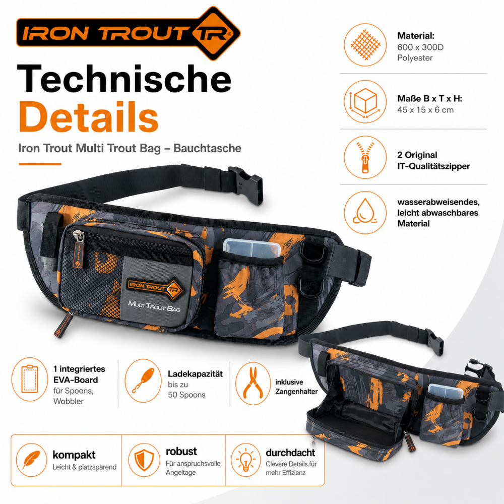 Iron Trout Multi Trout Bag – Waist Bag