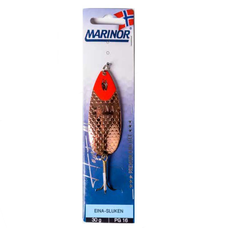MARINOR Eina Sluken 30g Lachs-Blinker Kupfer