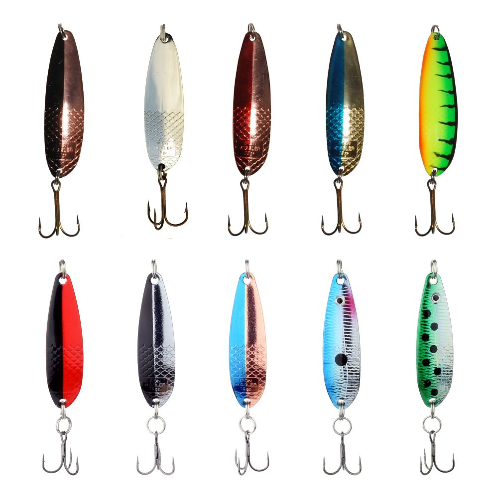 WIGGLER IRON Blinker – bleifrei (15 g / 28 g / 40 g) – mit Mustad-Haken