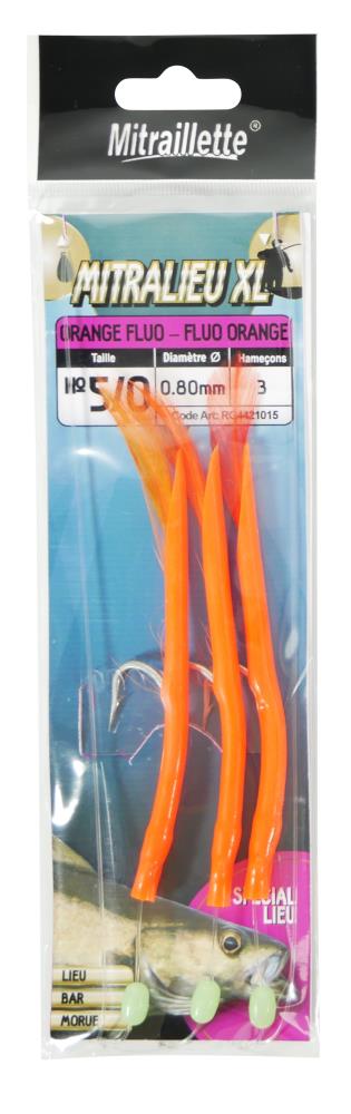 RAGOT MITRALIEU XL - Gummi-Makk-System 5/0 - Fluo Orange