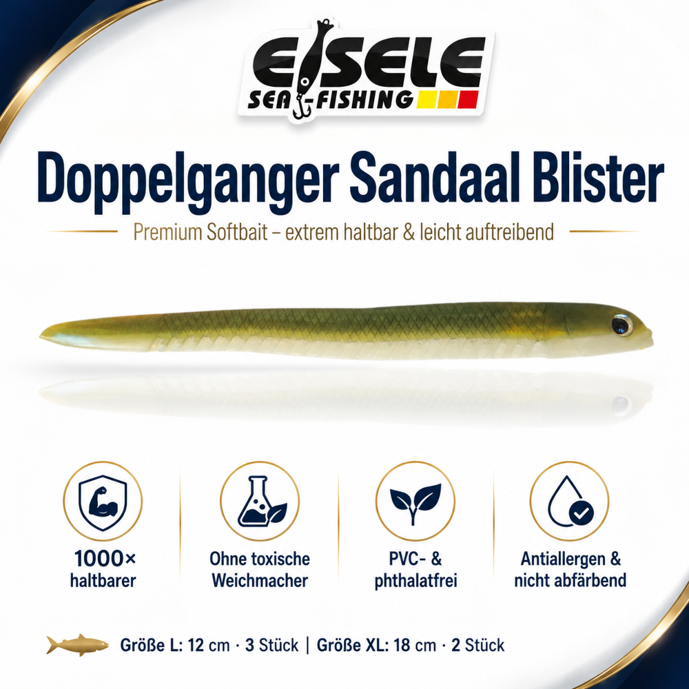 Eisele Sea-Fishing Doppelganger Sandaal Blister 18cm - 2 Stk