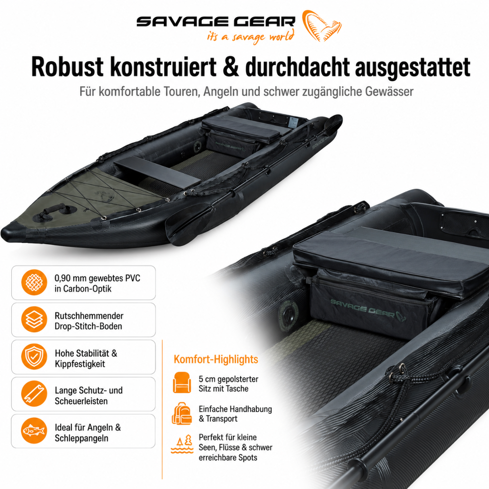 Savage Gear High Rider Kayak 330 inkl. E-Motor 55lbs