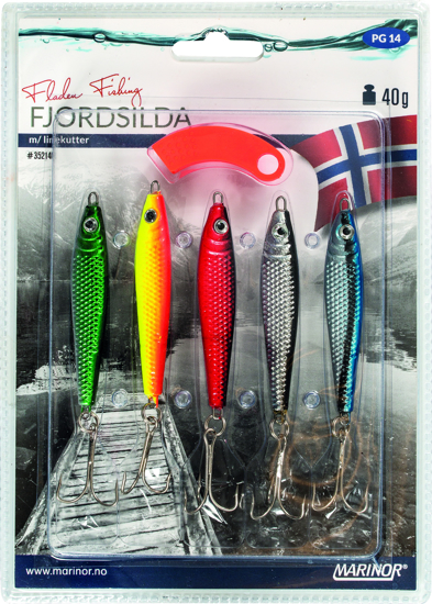 MARINOR FJORDSILDA 5pack - Pilker-Set 5er Pack