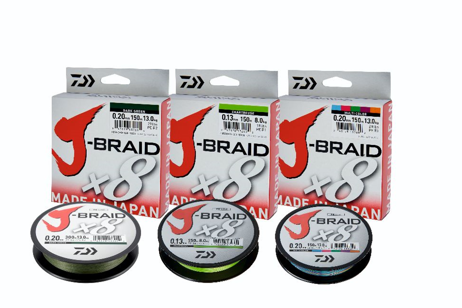 Daiwa J-Braid Grand X8 - 8-braided fishing line
