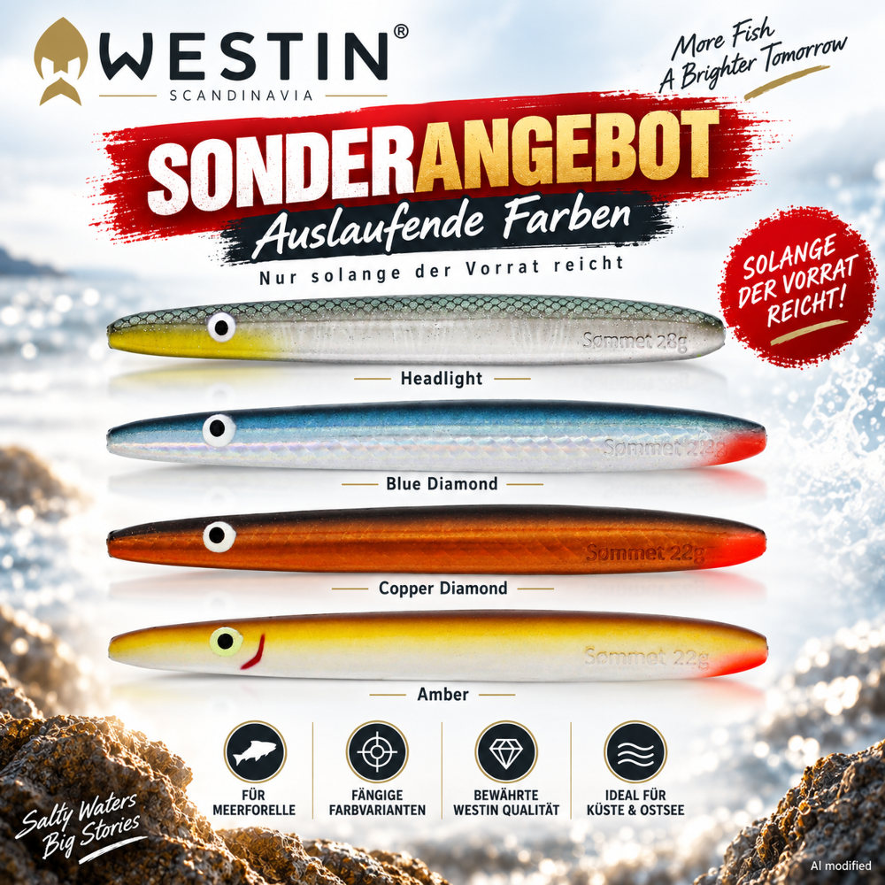 Westin SØMMET - Inline Seatrout Bait 16g - Headlight