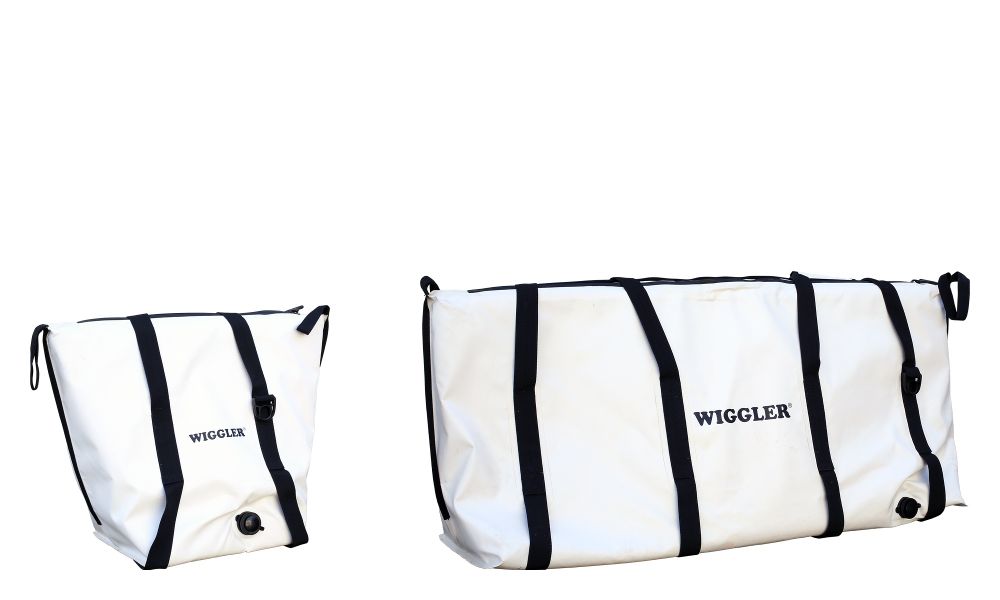 WIGGLER Cooler Bags – isolierte Kühltaschen für Fisch & Lebensmittel (22L / 87L)