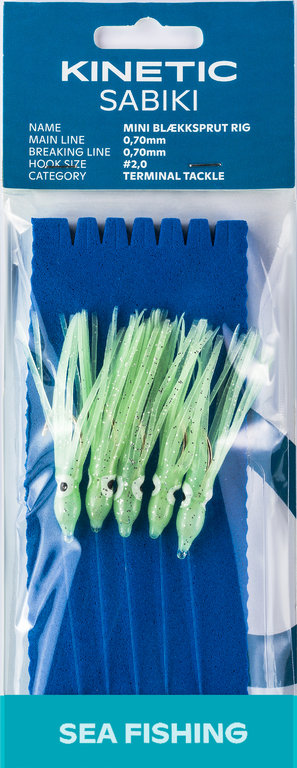 Kinetic Sabiki Mini Blekksprut Rig