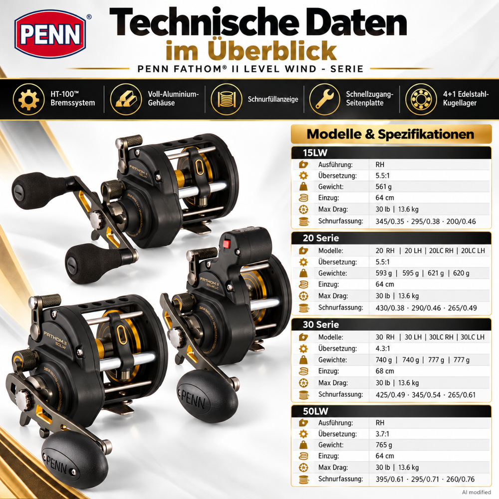PENN Fathom® II 15 LW