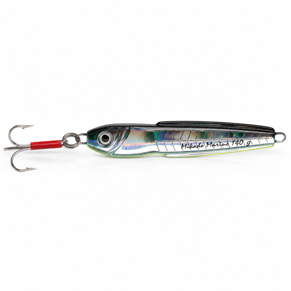 MIKADO Norwegen Pilker-Set mit Zebco Pro Staff Pilkertasche – 6 Pilker inklusive Ködertasche