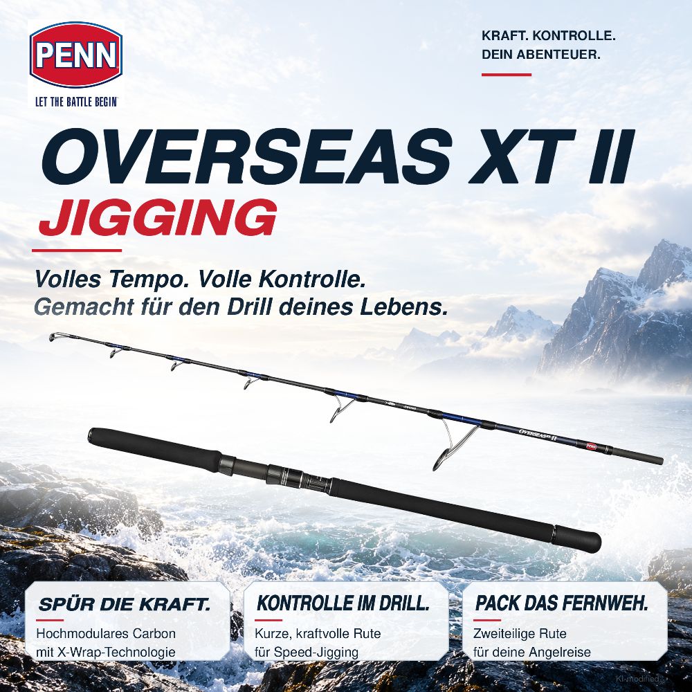 PENN Overseas XT II Jigging 1,55 m