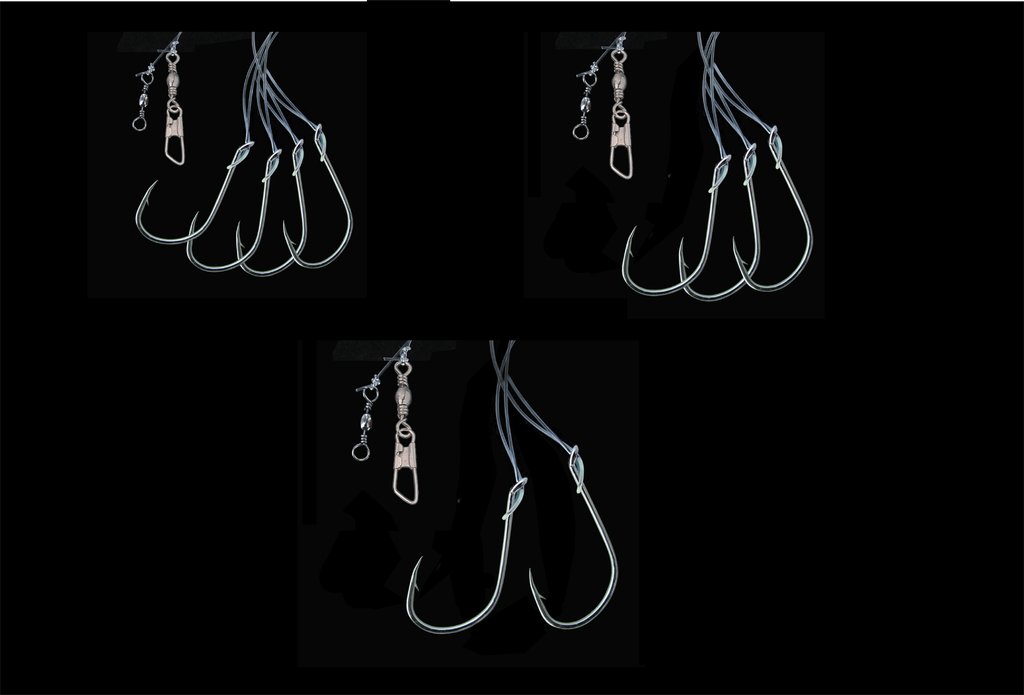 DEGA Naturköder-Vorfach mit 4 Seitenarmen