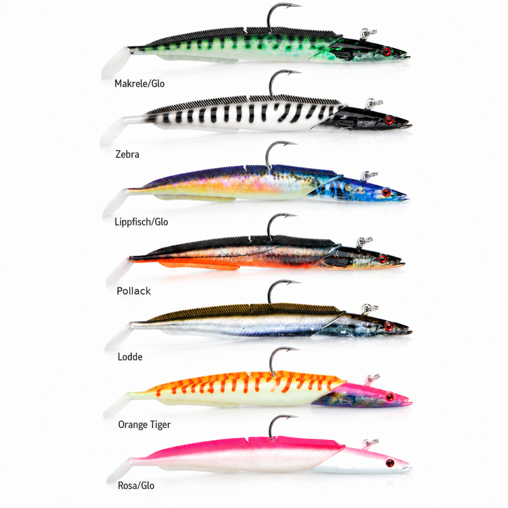 SØVIK TOBIS – Naturgetreuer Sandaal 150g - Lippfisch/Glo