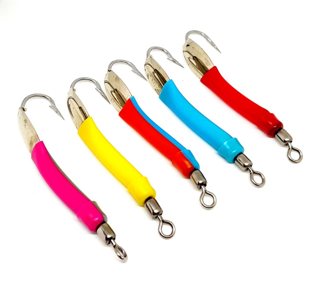 Faroe Sportfishing Rubber Eel Spoon Hook-Makk + Blinker