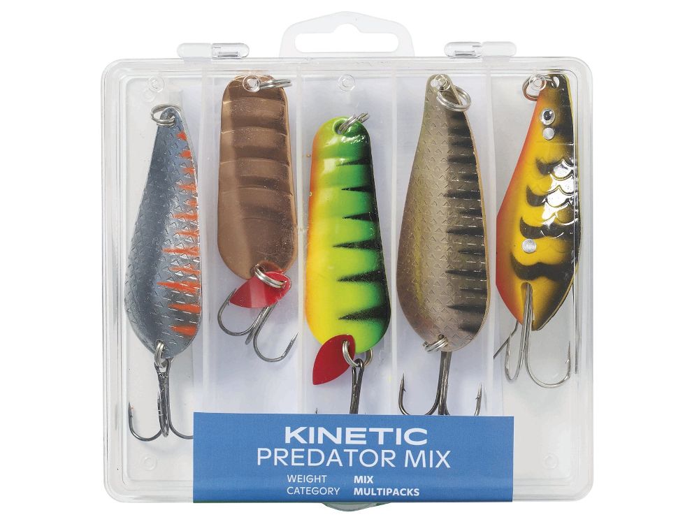 KINETIC PREDATOR MIX - Blinker-Set 5 Stück