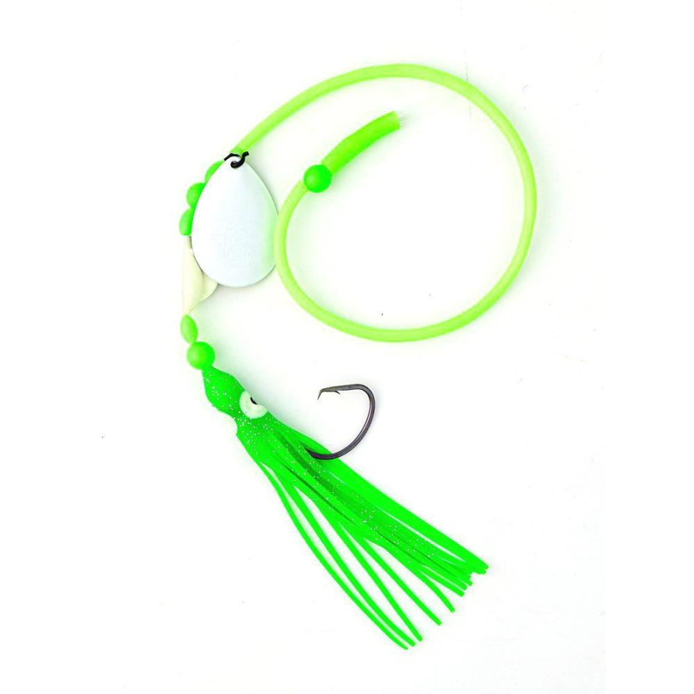 FLADEN natural bait rig with spinner blade and octopus