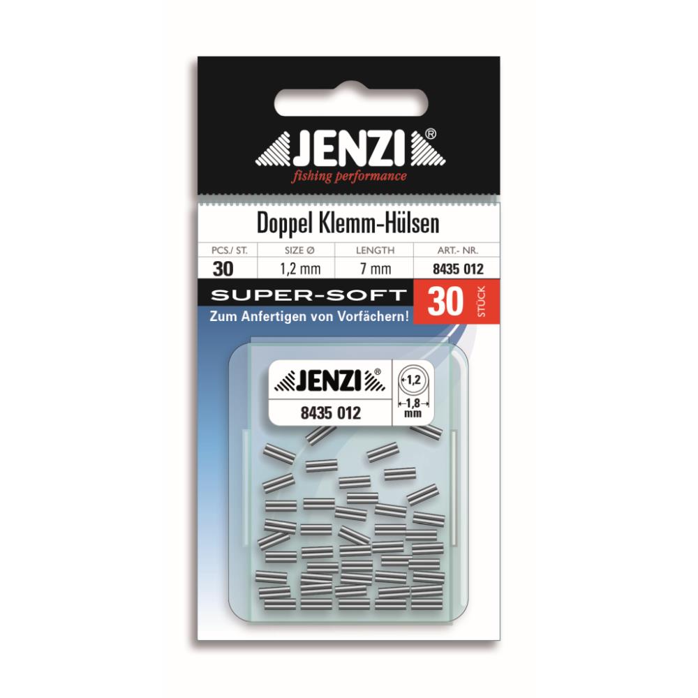 Jenzi Double Crimp Sleeves  1,2mm - 30 pcs.